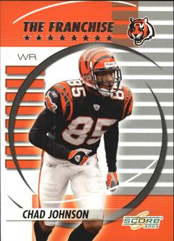 2003 Score - The Franchise #TF-7 Chad Johnson Front