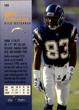 1996 SkyBox Premium #145 Andre Coleman Back