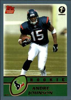 2003 Topps 1st Edition #380 Andre Johnson Front