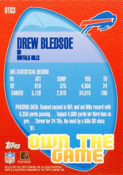 2003 Topps - Own the Game #OTG3 Drew Bledsoe Back