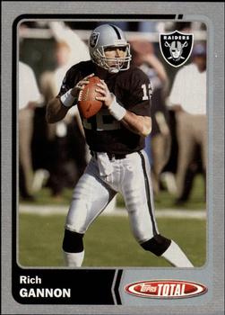 2003 Topps Total - Silver #1 Rich Gannon Front
