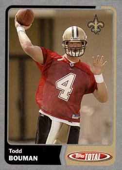 2003 Topps Total - Silver #37 Todd Bouman Front