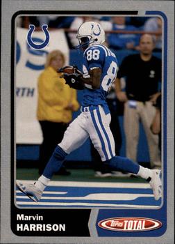 2003 Topps Total - Silver #45 Marvin Harrison Front
