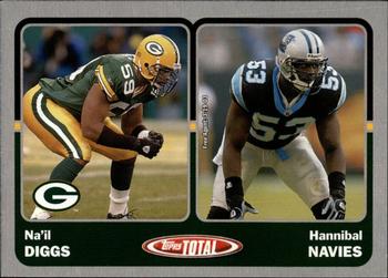 2003 Topps Total - Silver #390 Hannibal Navies / Na'il Diggs Front