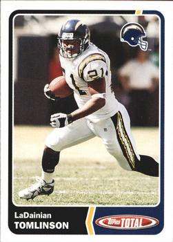 2003 Topps Total - Team Checklists #TC26 LaDainian Tomlinson Front