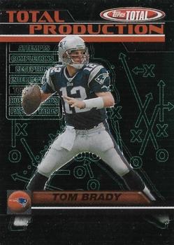 2003 Topps Total - Total Production #TP1 Tom Brady Front