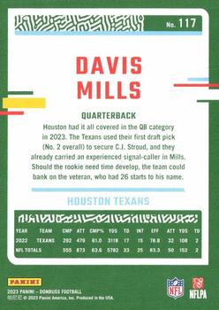 2023 Donruss #117 Davis Mills Back