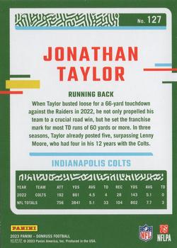 2023 Donruss #127 Jonathan Taylor Back