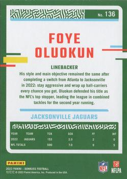 2023 Donruss #136 Foye Oluokun Back