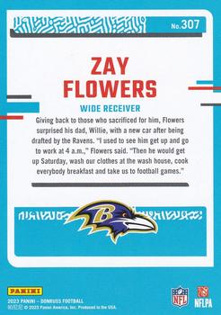 2023 Donruss #307 Zay Flowers Back