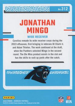 2023 Donruss #312 Jonathan Mingo Back