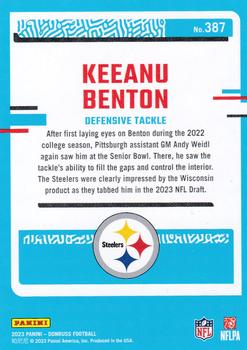 2023 Donruss #387 Keeanu Benton Back