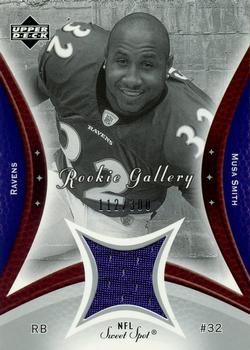 2003 Upper Deck Sweet Spot - Rookie Gallery Jersey #RG-MS Musa Smith Front