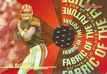 2004 Bowman - Fabric of the Future #FF-LM Luke McCown Front