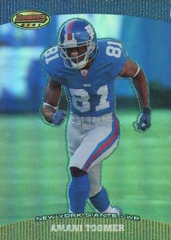 2004 Bowman's Best - Green #43 Amani Toomer Front