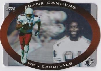 1996 SPx #1 Frank Sanders Front