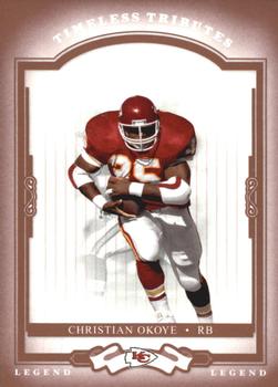 2004 Donruss Classics - Timeless Tributes Red #105 Christian Okoye Front