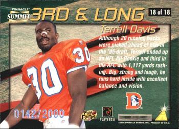 1996 Summit - Third and Long #18 Terrell Davis Back
