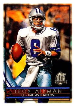 1996 Topps #1 Troy Aikman Front