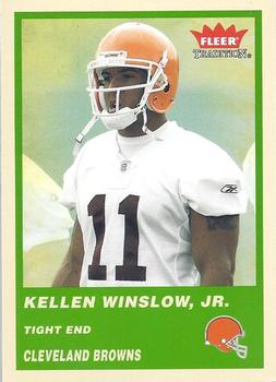 2004 Fleer Tradition - Green #342 Kellen Winslow, Jr. Front