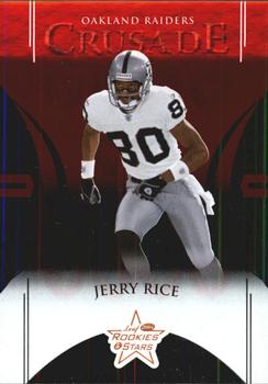 2004 Leaf Rookies & Stars - Crusade Red #C-14 Jerry Rice Front