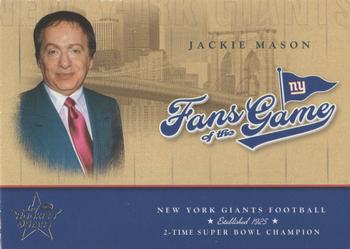 2004 Leaf Rookies & Stars - Fans of the Game #FG-4 Jackie Mason Front
