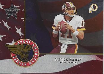 2004 Leaf Rookies & Stars - Great American Heroes Red #GAH-12 Patrick Ramsey Front