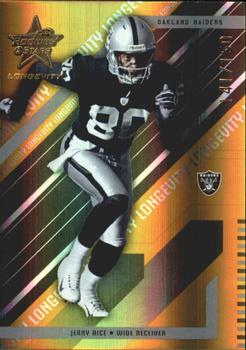 2004 Leaf Rookies & Stars Longevity - Gold #67 Jerry Rice Front