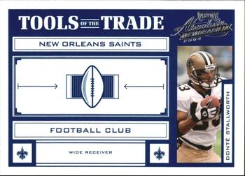 2004 Playoff Absolute Memorabilia - Tools of the Trade #TT-26 Donte Stallworth Front