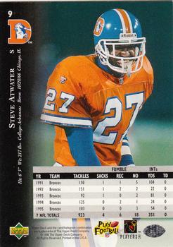 1996 Upper Deck Silver Collection #9 Steve Atwater Back
