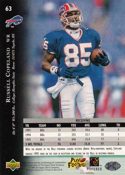 1996 Upper Deck Silver Collection #63 Russell Copeland Back