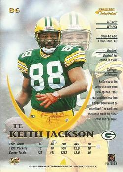 1997 Action Packed #86 Keith Jackson Back