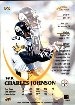 1997 Action Packed #93 Charles Johnson Back