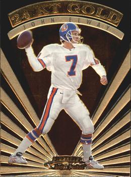 1997 Action Packed - 24K Gold #10 John Elway Front