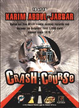 1997 Action Packed - Crash Course #10 Karim Abdul-Jabbar Back