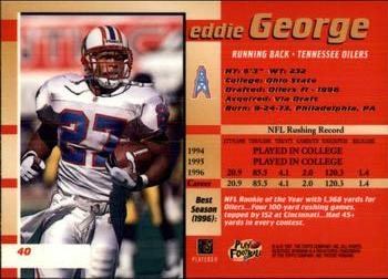 1997 Bowman's Best #40 Eddie George Back