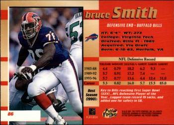 1997 Bowman's Best #86 Bruce Smith Back