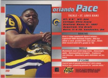 1997 Bowman's Best #110 Orlando Pace Back