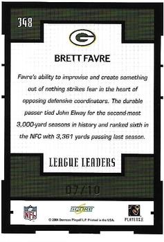 2004 Score - Final Score #348 Brett Favre Back