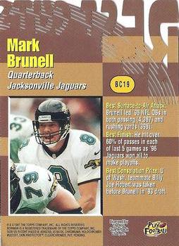 1997 Bowman's Best - Cuts #BC19 Mark Brunell Back