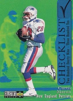 1997 Collector's Choice #308 Curtis Martin Front