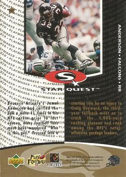 1997 Collector's Choice - StarQuest #SQ2 Jamal Anderson Back