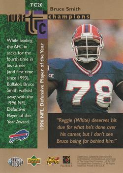 1997 Collector's Choice - Turf Champions #TC20 Bruce Smith Back
