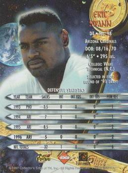 1997 Collector's Edge Excalibur #4 Eric Swann Back