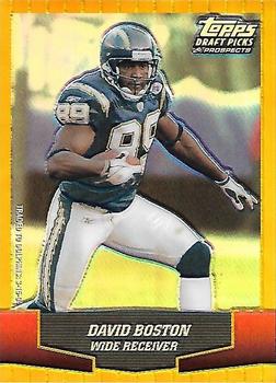 2004 Topps Draft Picks & Prospects - Gold Chrome #17 David Boston Front