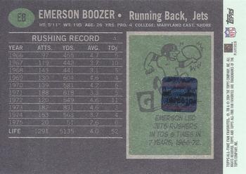 2004 Topps All-Time Fan Favorites - Autographs #EB Emerson Boozer Back