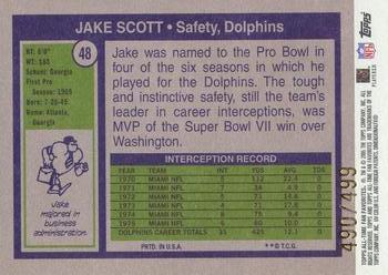 2004 Topps All-Time Fan Favorites - Chrome #48 Jake Scott Back