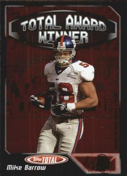 2004 Topps Total - Award Winners #AW16 Mike Barrow Front