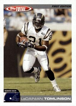 2004 Topps Total - First Edition #25 LaDainian Tomlinson Front