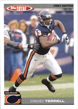 2004 Topps Total - First Edition #33 David Terrell Front